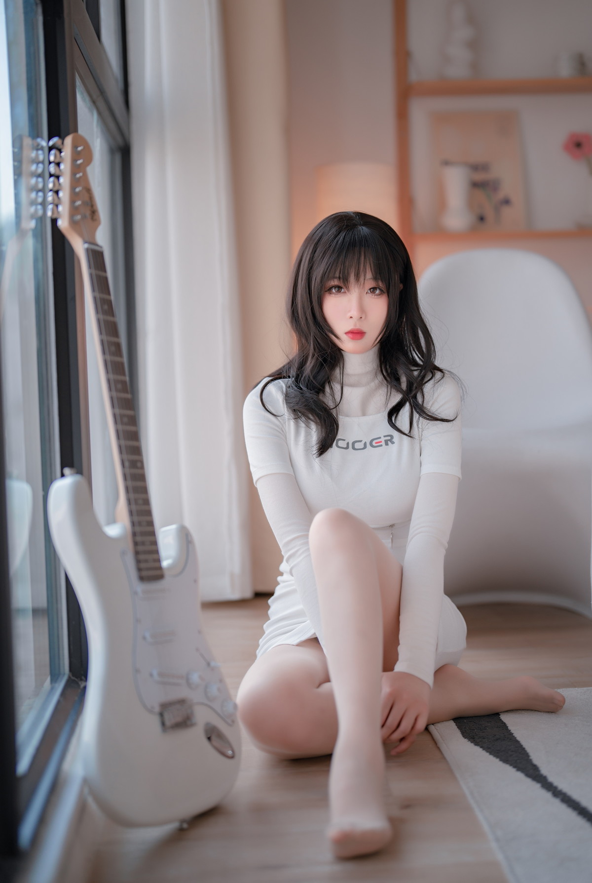 Cosplay 轩萧学姐 吉他妹妹肉丝(60P)
