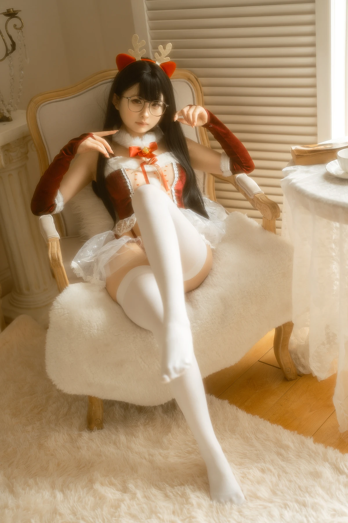 Cosplay 幼水铃衣 – 圣诞小鹿