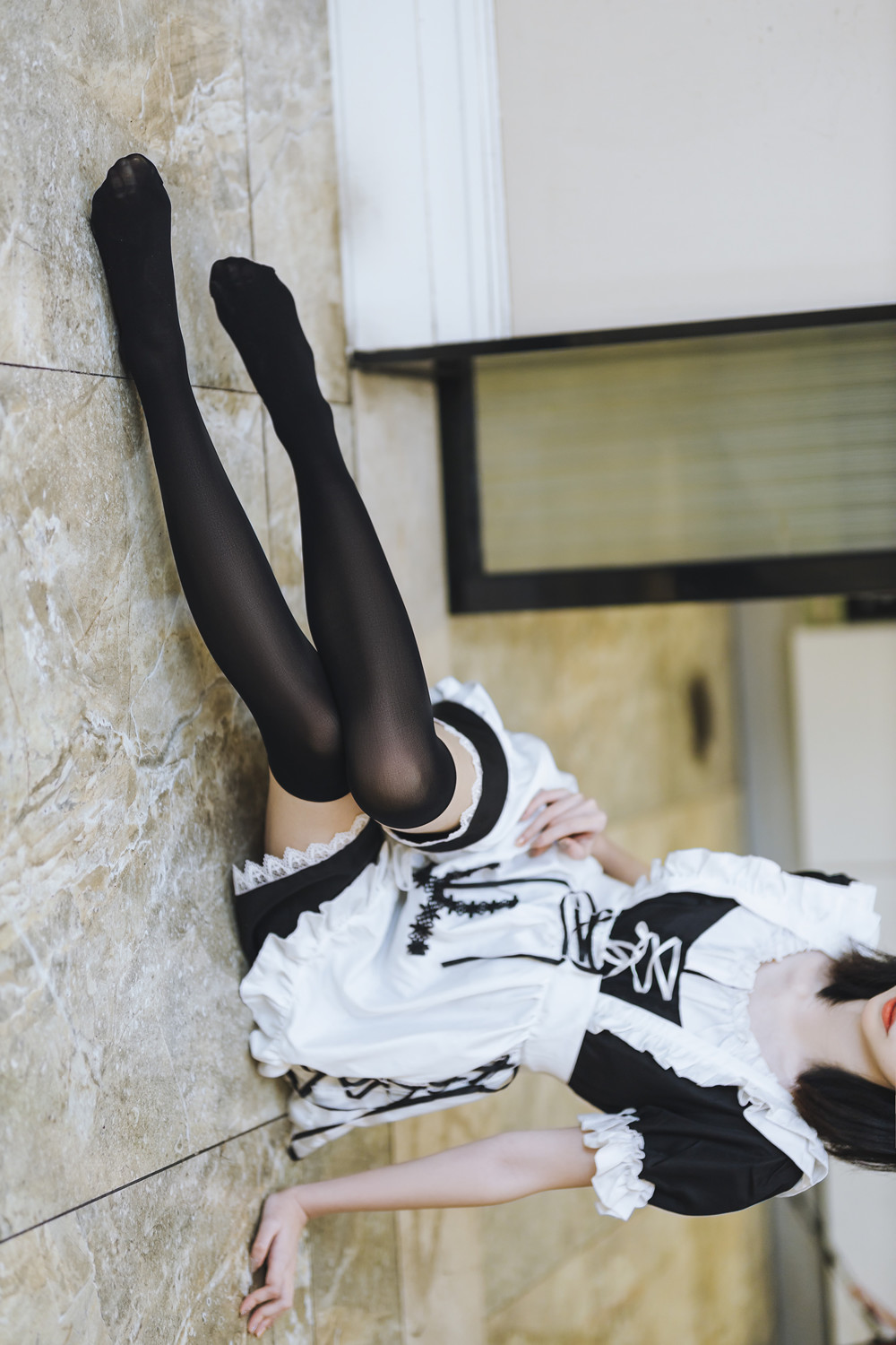 Cosplay 许岚LAN – 短裙女佣