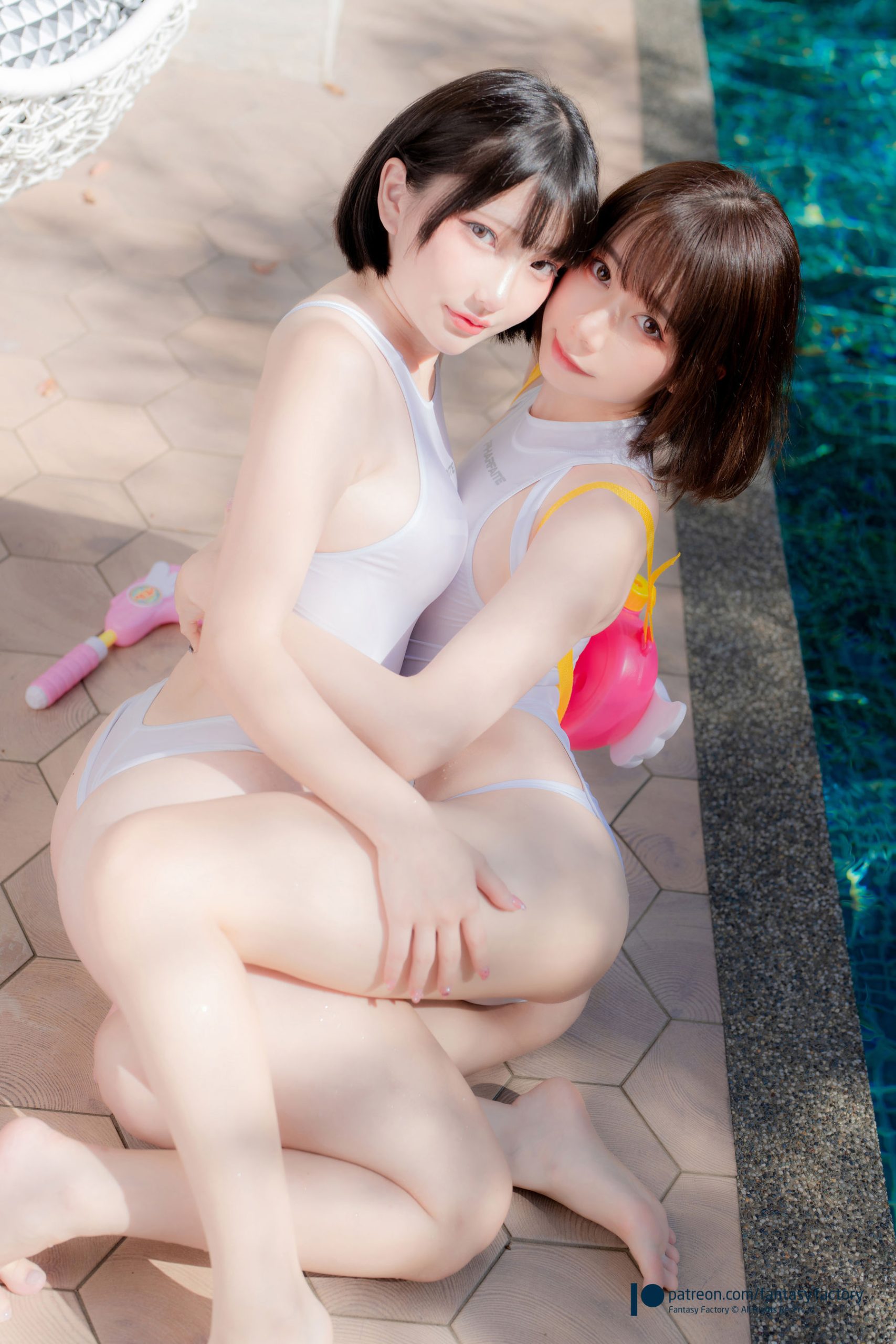[Fantasy Factory] 小丁Cosplay写真 - 恶魔姐妹花