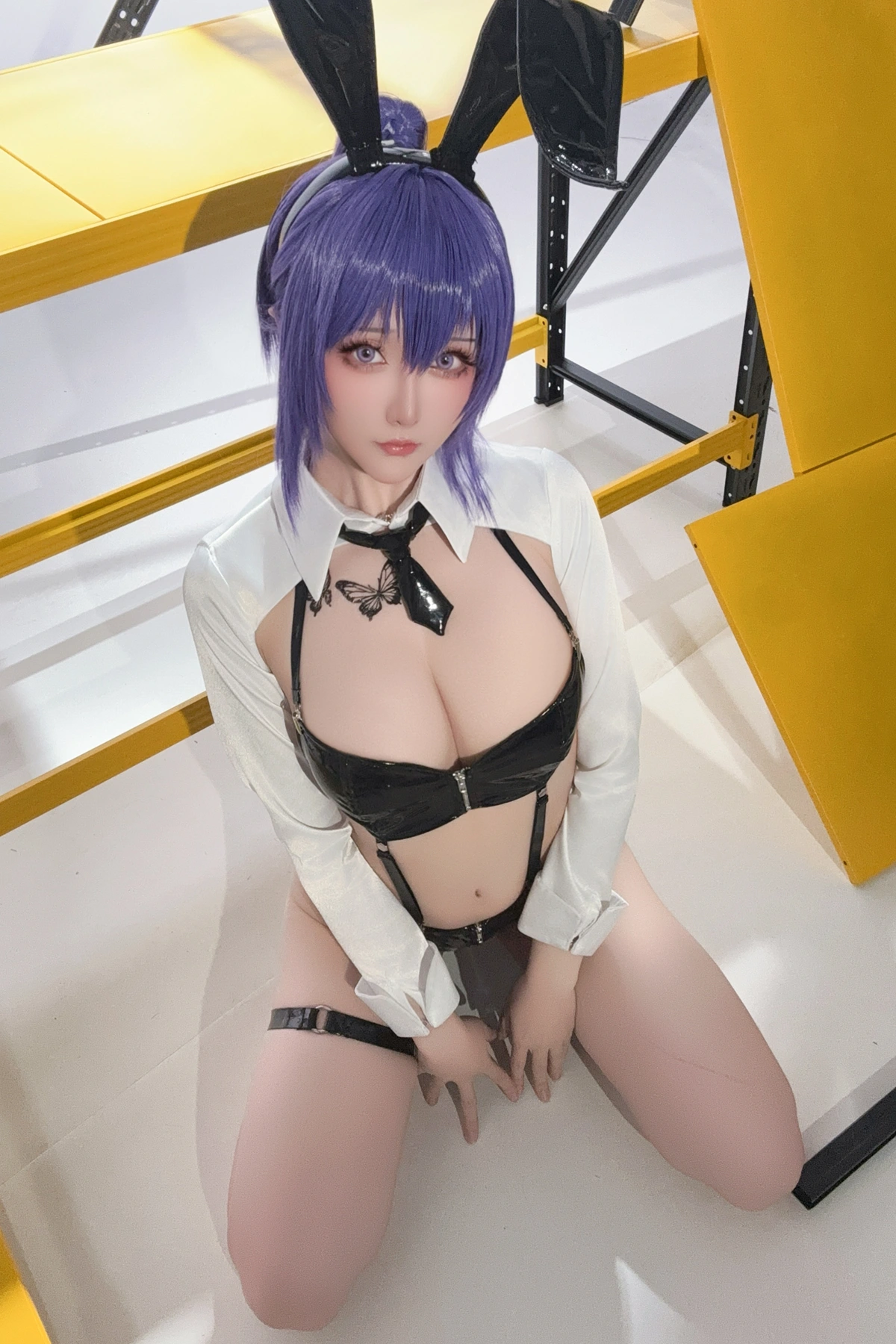 Cosplay 星之迟迟Hoshilily – 尼尔同人 2B学姐服