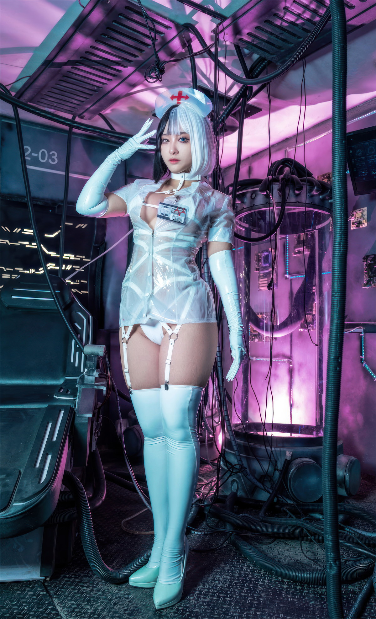 Cosplay 洛璃LoLiSAMA 透明护士(41P)