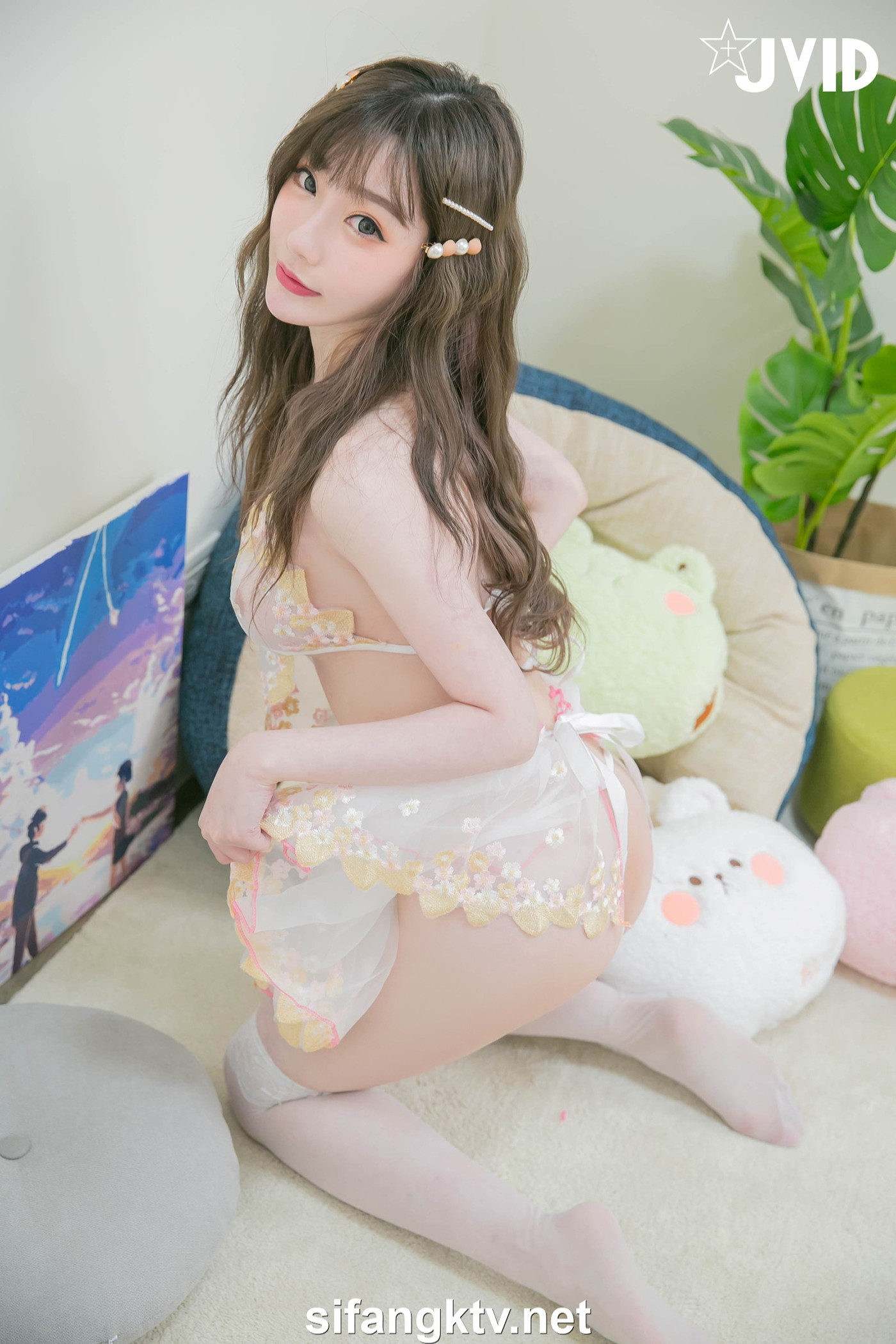 JVID 璃奈酱 Rina 天女召唤 裸衣天女的情色选择题 Set.01