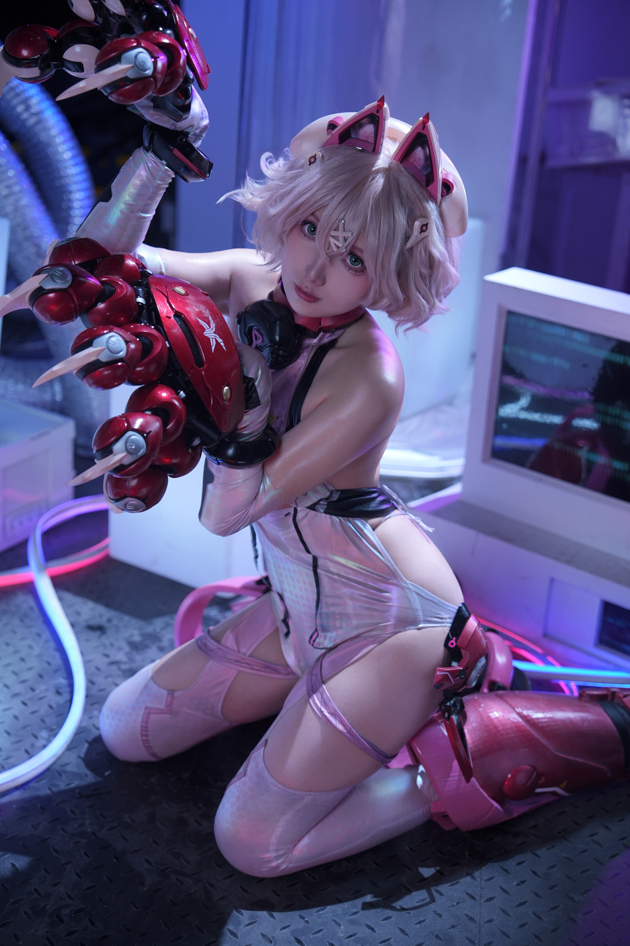 Cosplay 小和甜酒 交错战线绯俐(50P)