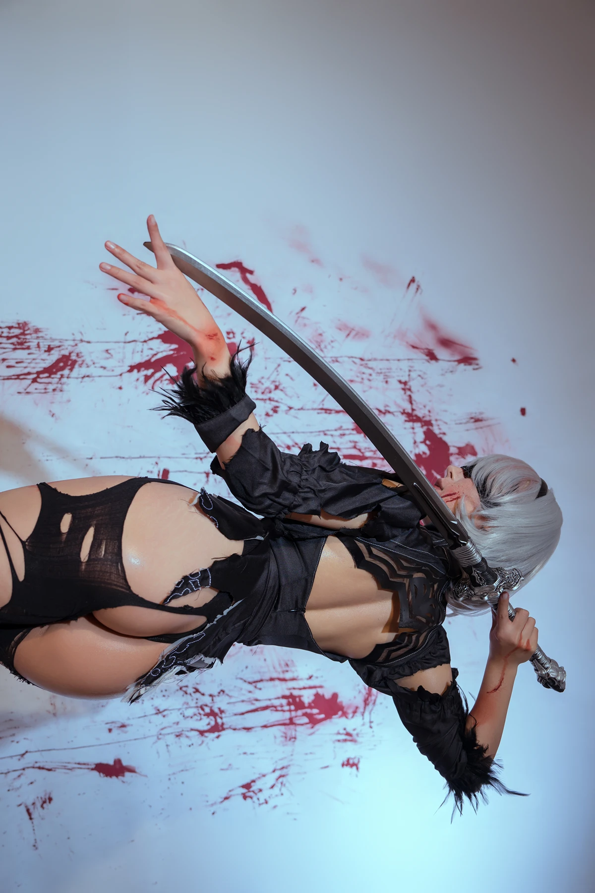 Cosplay 云溪溪Yunx1x1 & 奶桃 – 2B本 YoRHa No.2 Type B 下 Set.03
