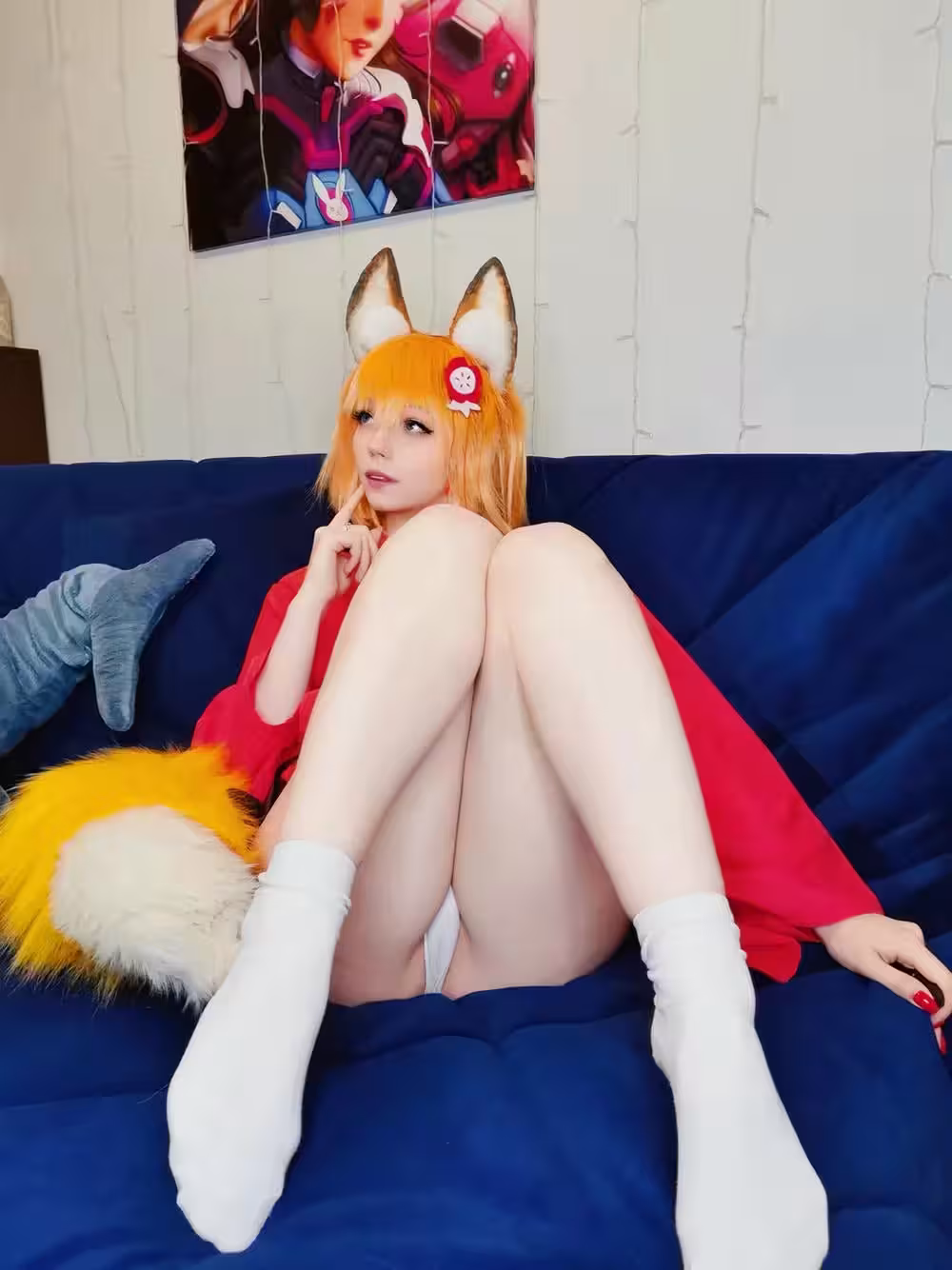 Caticornplay – Senko紅色和服