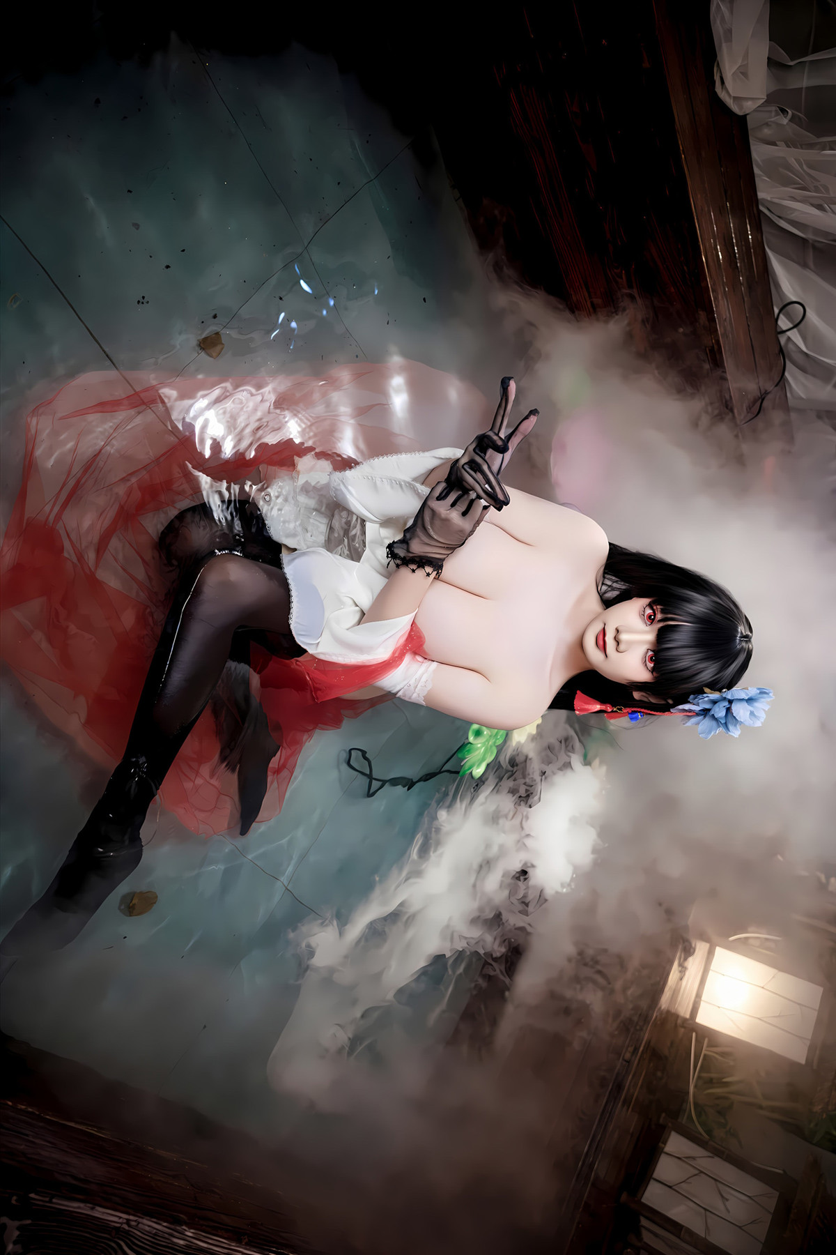 Cosplay 阿雪雪 – 碧蓝航线 逸仙 中式 Set.02