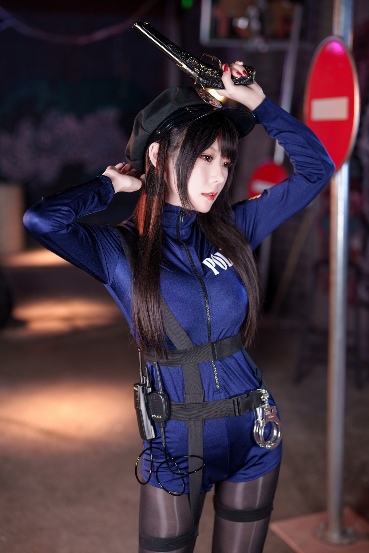 Cosplay 香草喵露露 女警(40P)