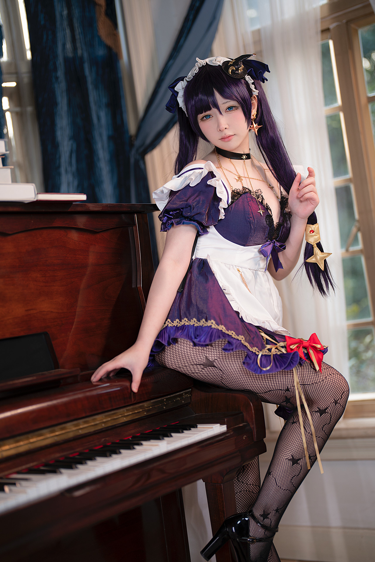 Cosplay 樱梨梨 莫娜女佣