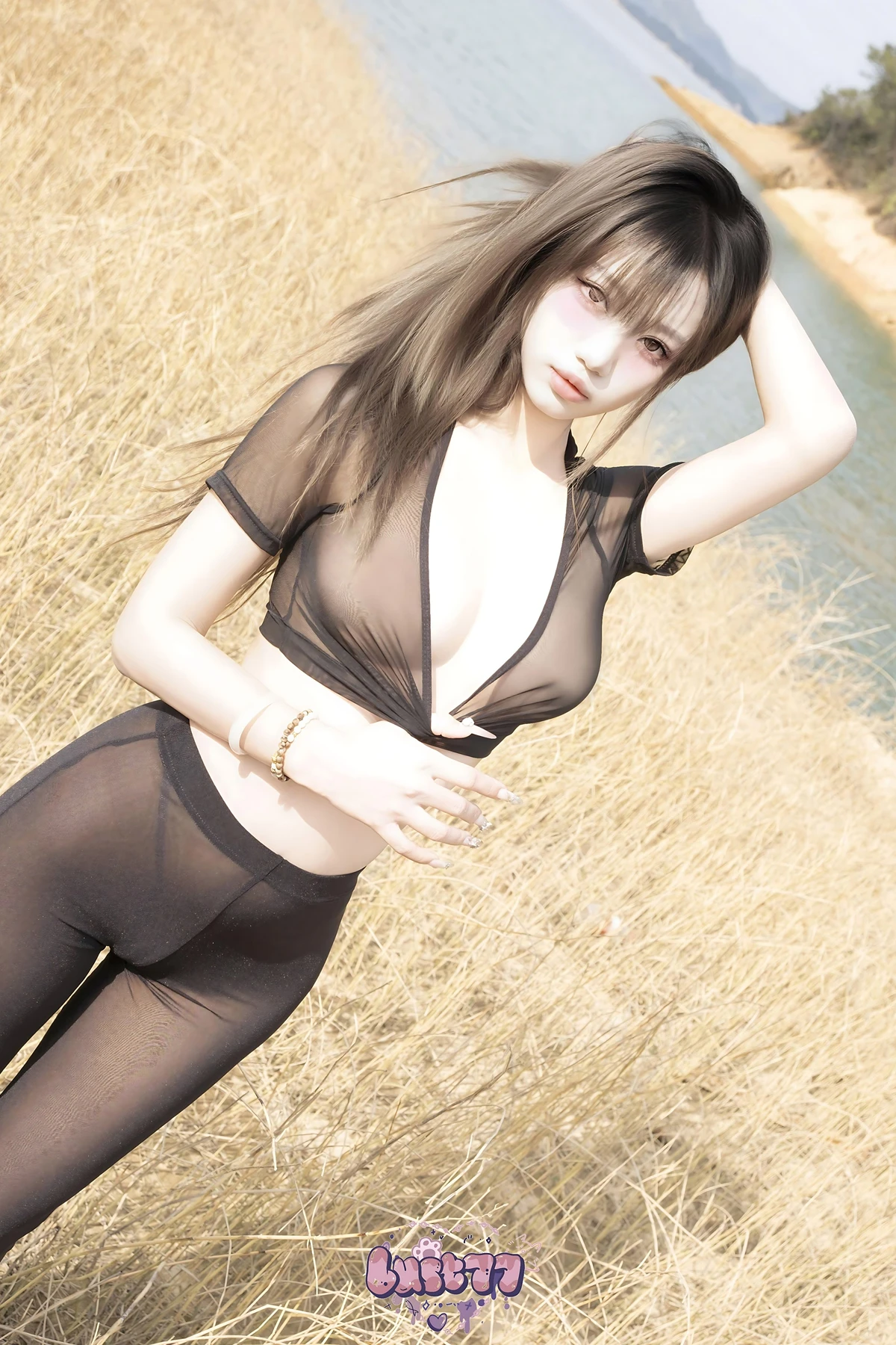Cosplay 柒柒要乖哦 – 湖畔物语 Set.01