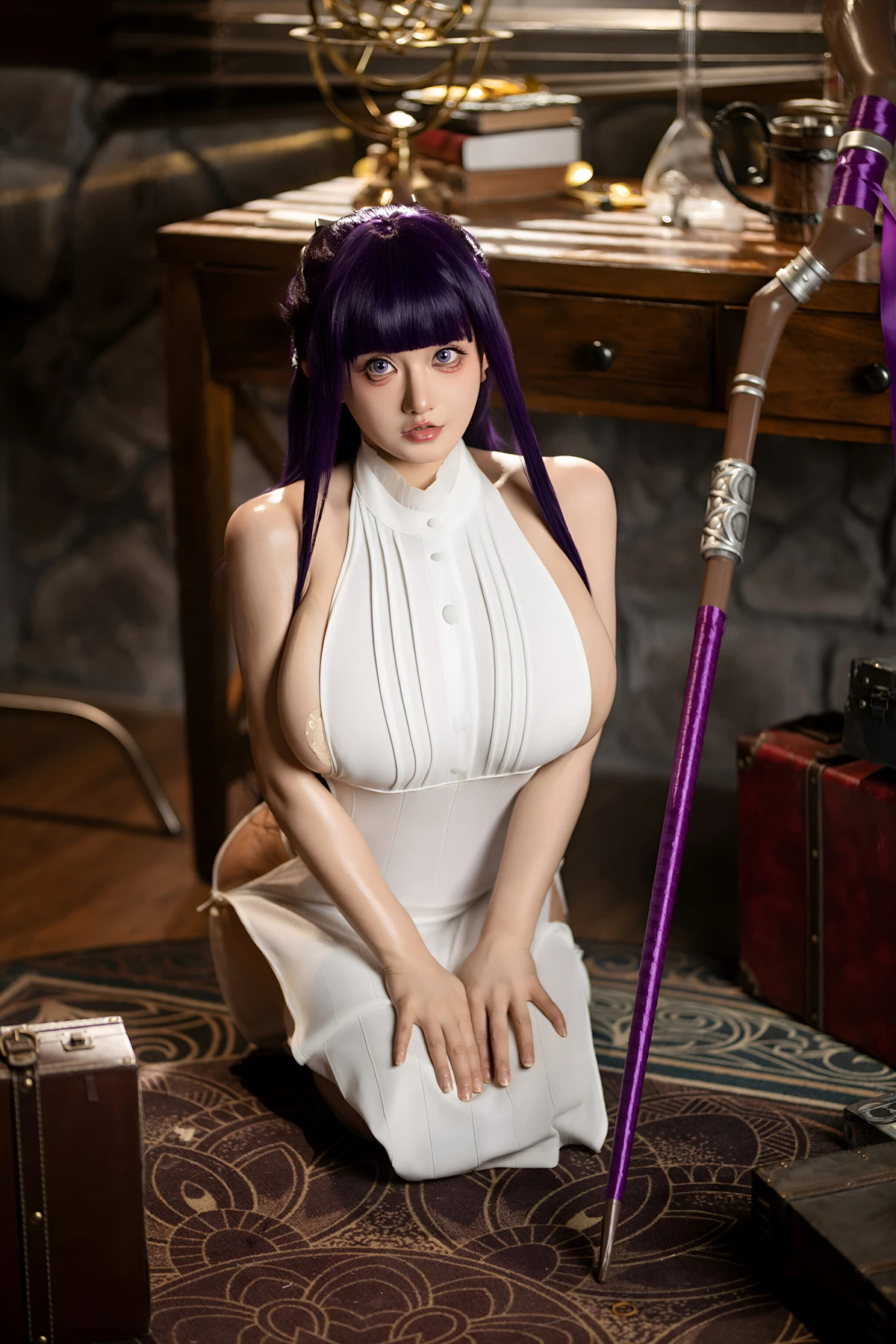 Cosplay 虎牙古阿扎 – 菲伦 Set.01