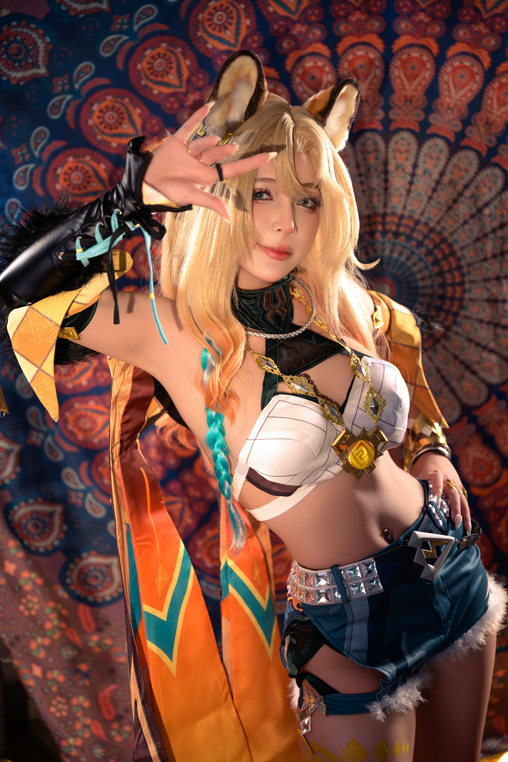 Cosplay Umeko.J – Xilonen Genshin Impact(78P)