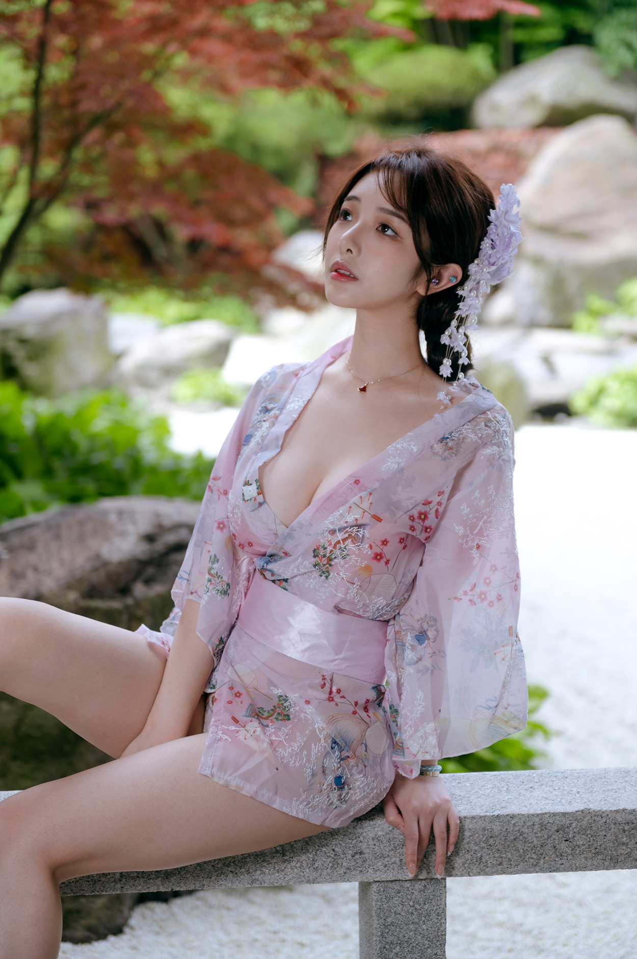 Cosplay 雯妹不讲道理 和风庭院 Set.02