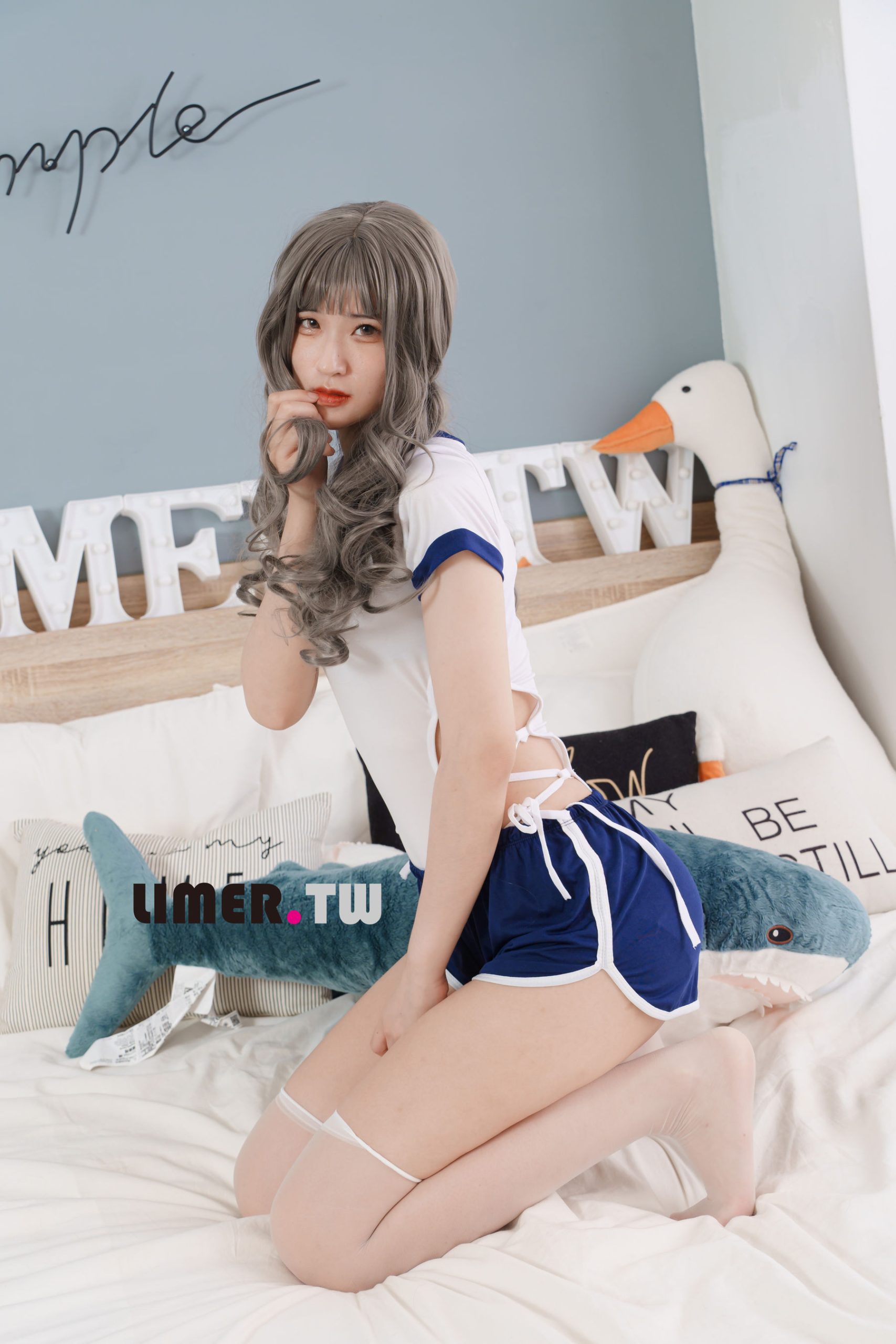 Limerence原创 No.090 7bao 体育服下 裸足＆白丝