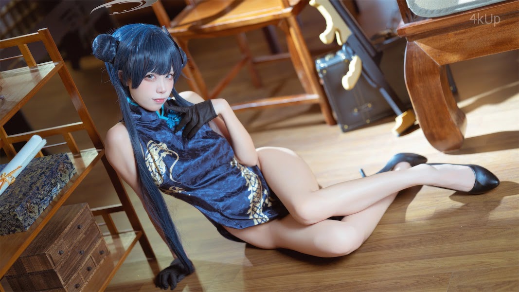 Coser@三無人型 蔚蓝档案 龙华妃咲 旗袍