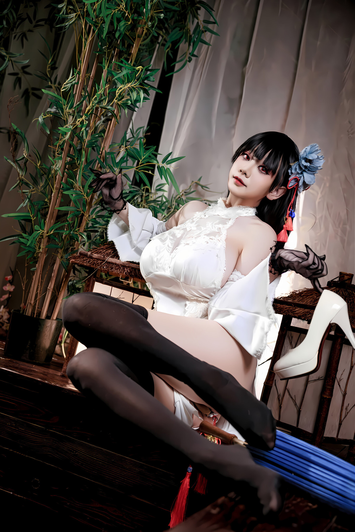 Cosplay 阿雪雪 – 碧蓝航线 逸仙 中式 Set.02