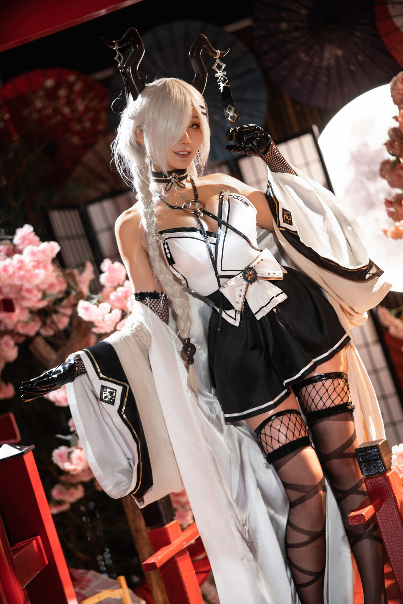 Cosplay 如月灰 碧蓝航线 尾张(32P)