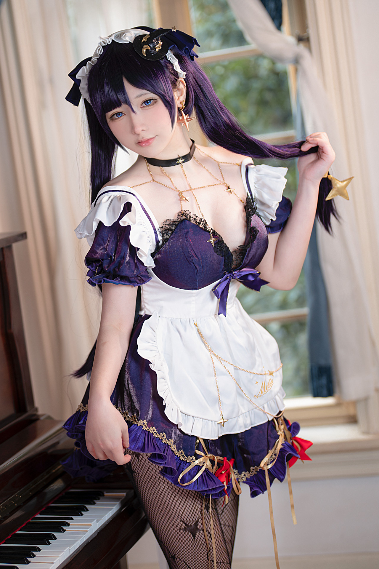 Cosplay 樱梨梨 莫娜女佣