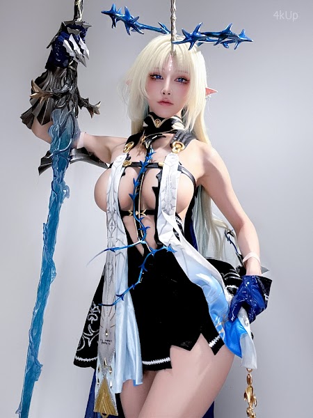Coser@水淼Aqua 遐蝶+芙露德莉斯 自拍