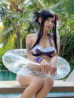 Coser@UmekoJ – Tifa Lockhart Swimsuit – Final Fantasy
