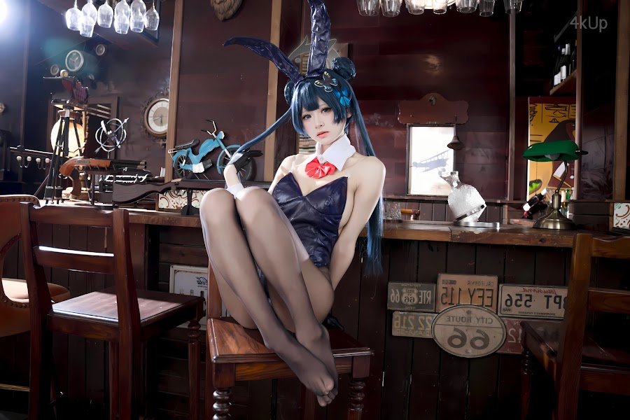 Coser@九柒喵 蔚蓝档案 龙华妃咲 兔女郎