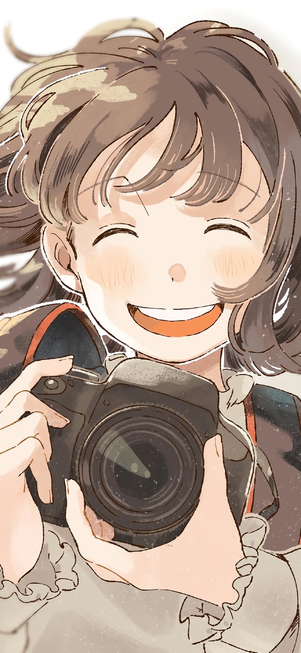 甜美二次元女生插画