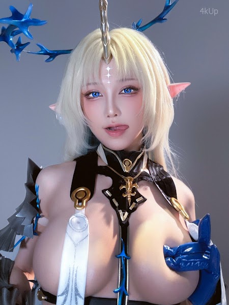 Coser@水淼Aqua 遐蝶+芙露德莉斯 自拍