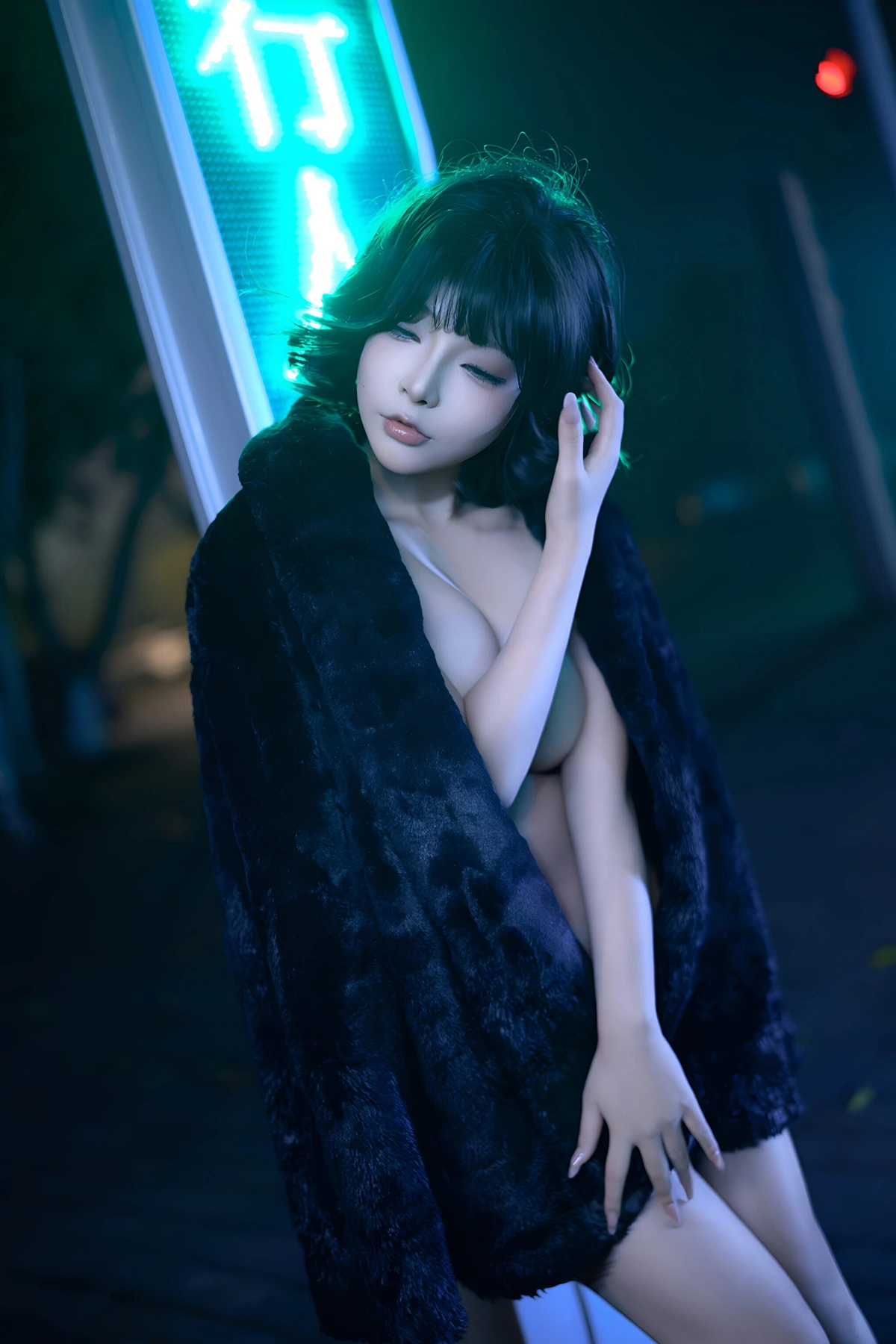 Cosplay Yuuhui玉汇 – 夜游轮渡 Set.02