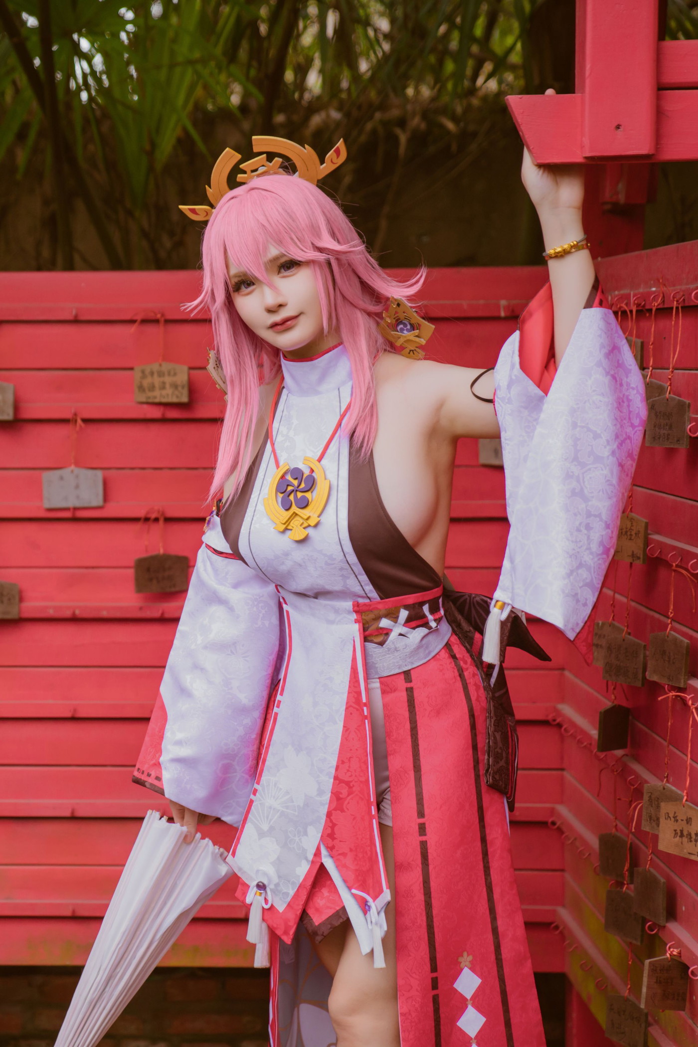 Cosplay 前羽_rr 原神 八重神子(60P)
