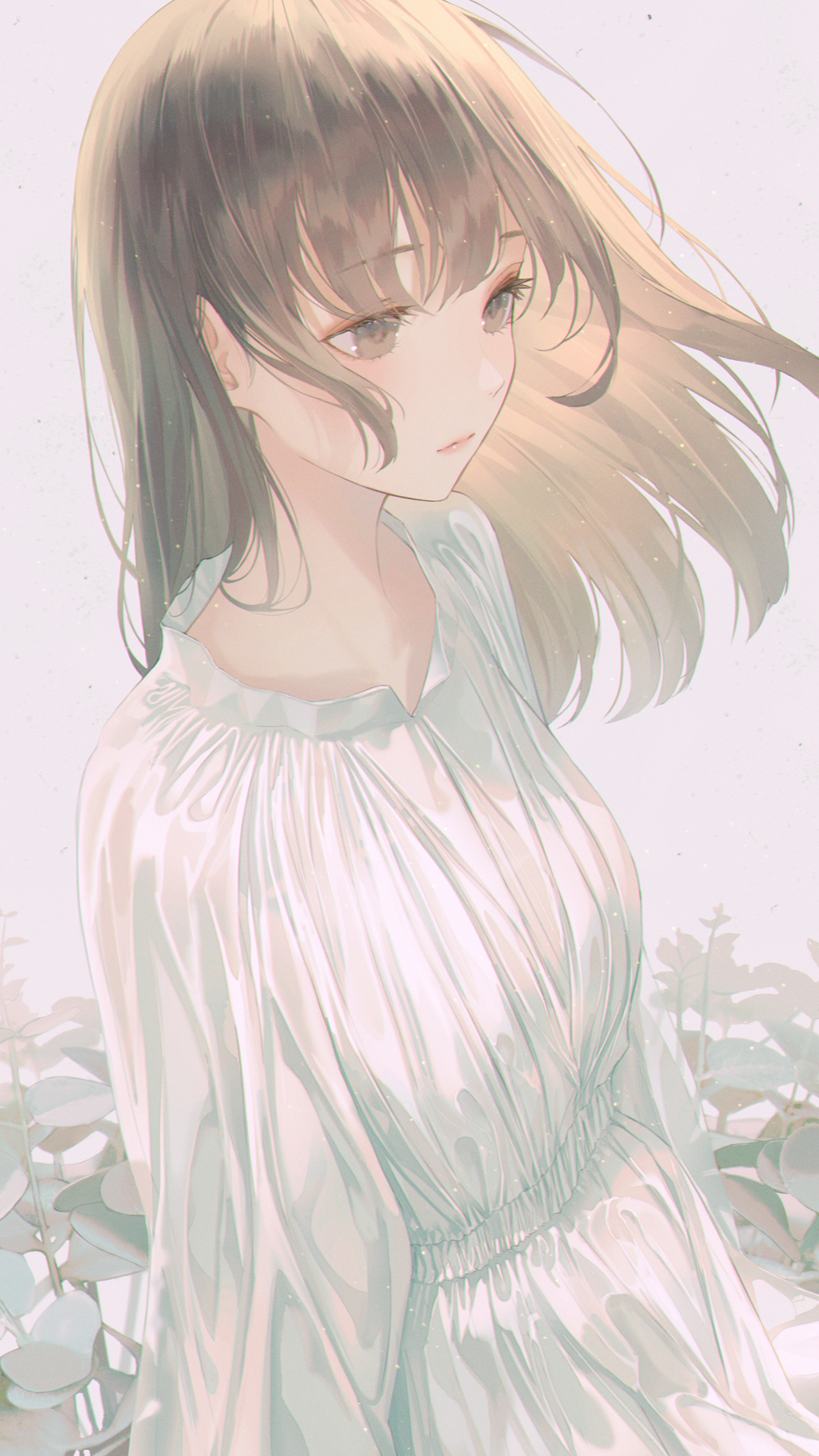 简约风格同人动漫少女