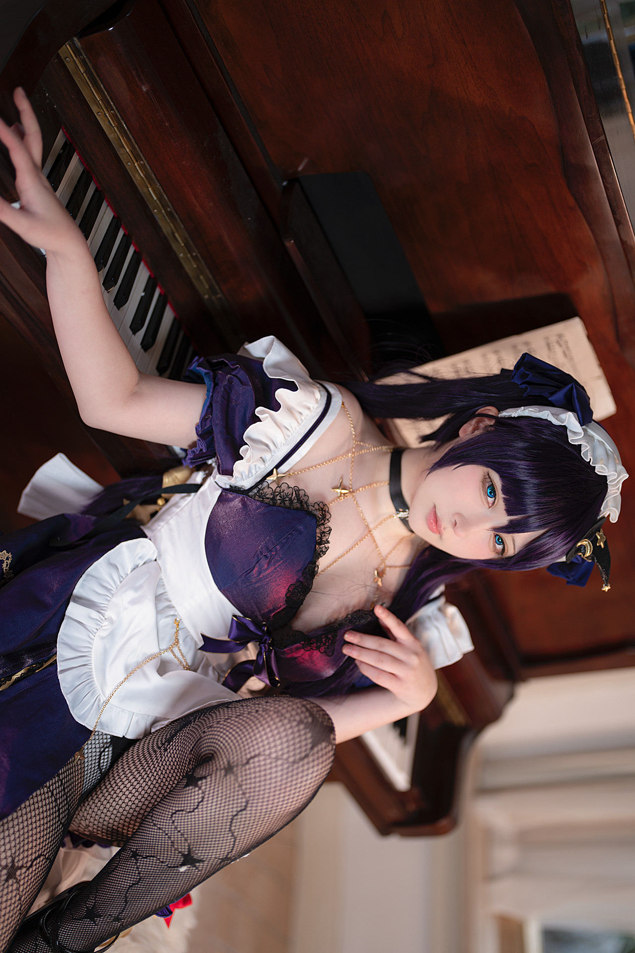 Cosplay 樱梨梨 莫娜女佣
