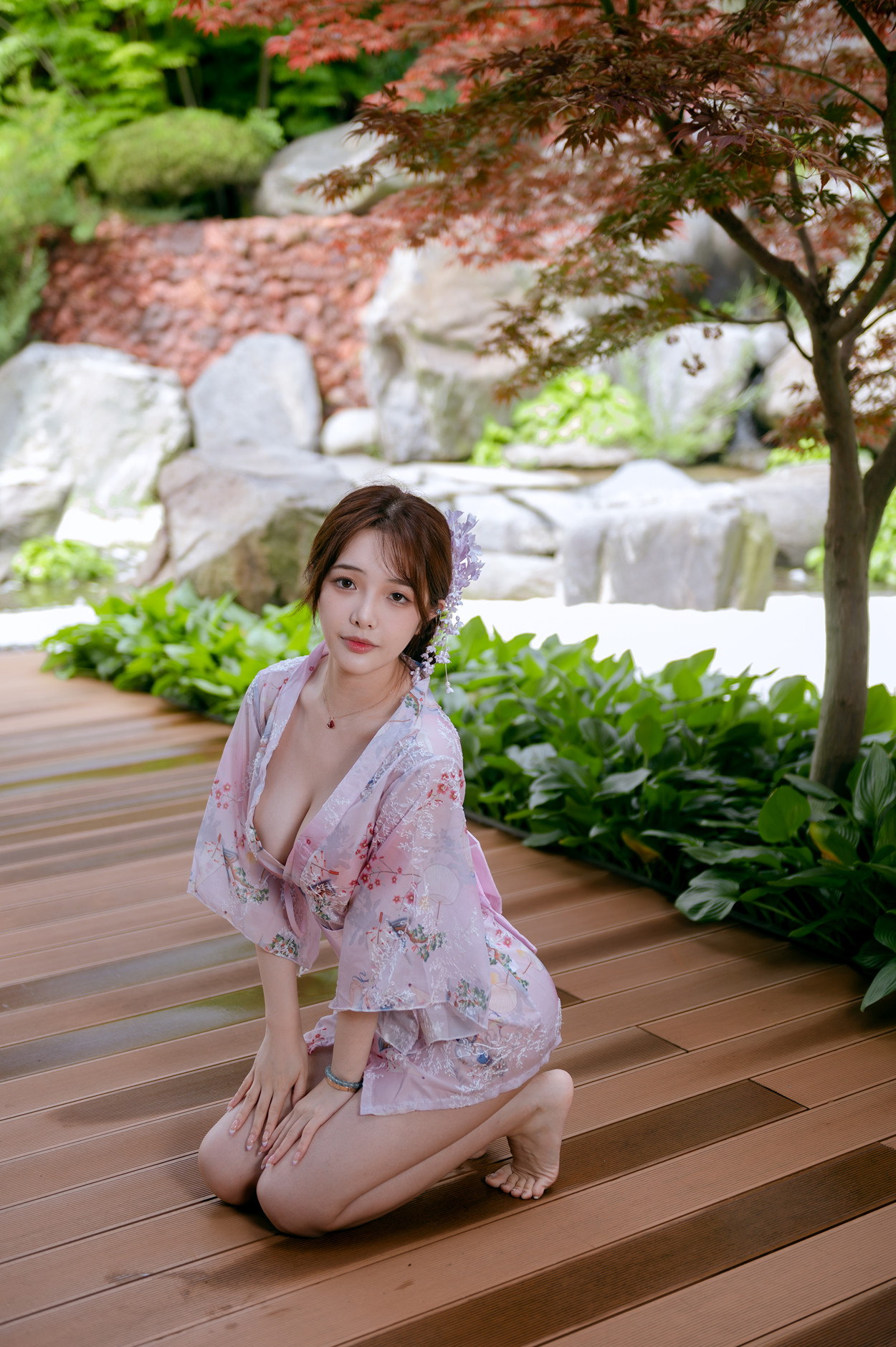 Cosplay 雯妹不讲道理 和风庭院 Set.02
