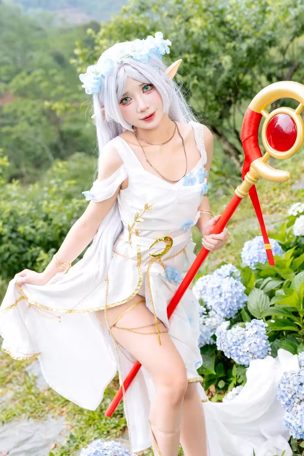 Poppachan – Frieren Blue Valley連衣裙