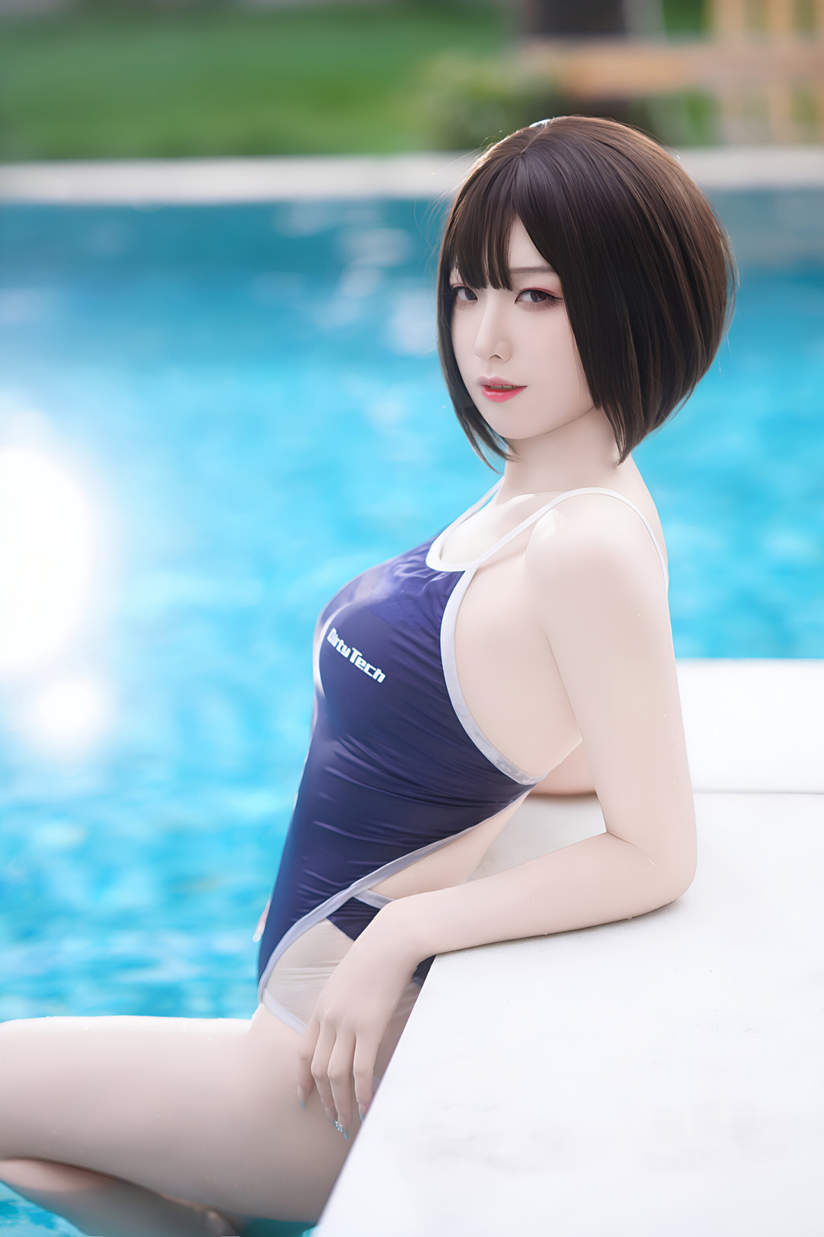 Cosplay 封疆疆v – 小海月 竞泳