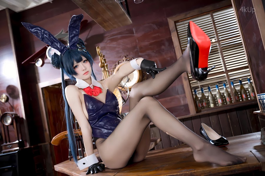 Coser@九柒喵 蔚蓝档案 龙华妃咲 兔女郎