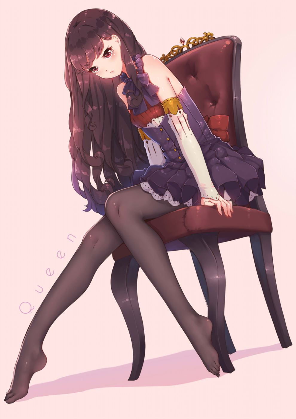 动漫少女唯美图片 修长美腿让人无法离开视线