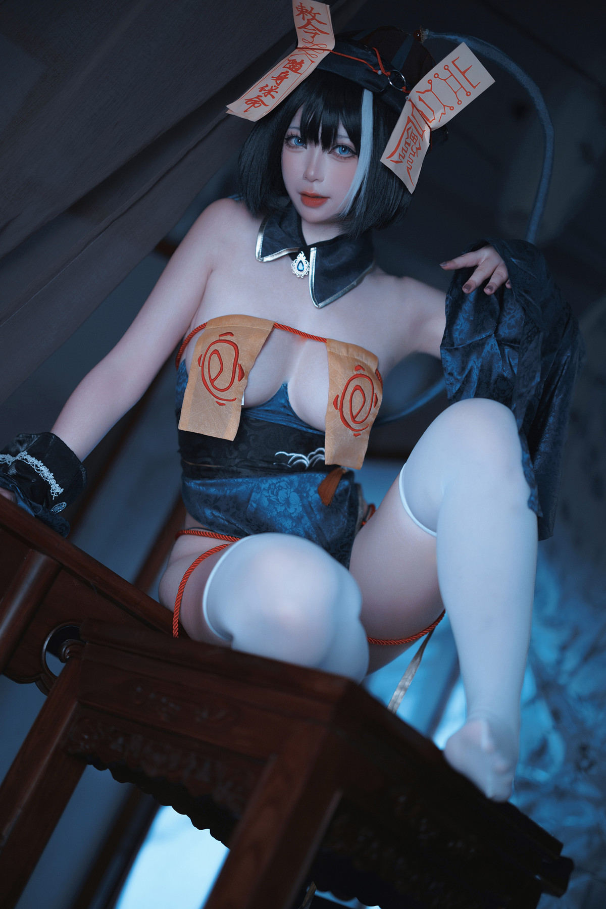 Cosplay 樱落酱w 碧蓝航线 华甲僵尸(41P)