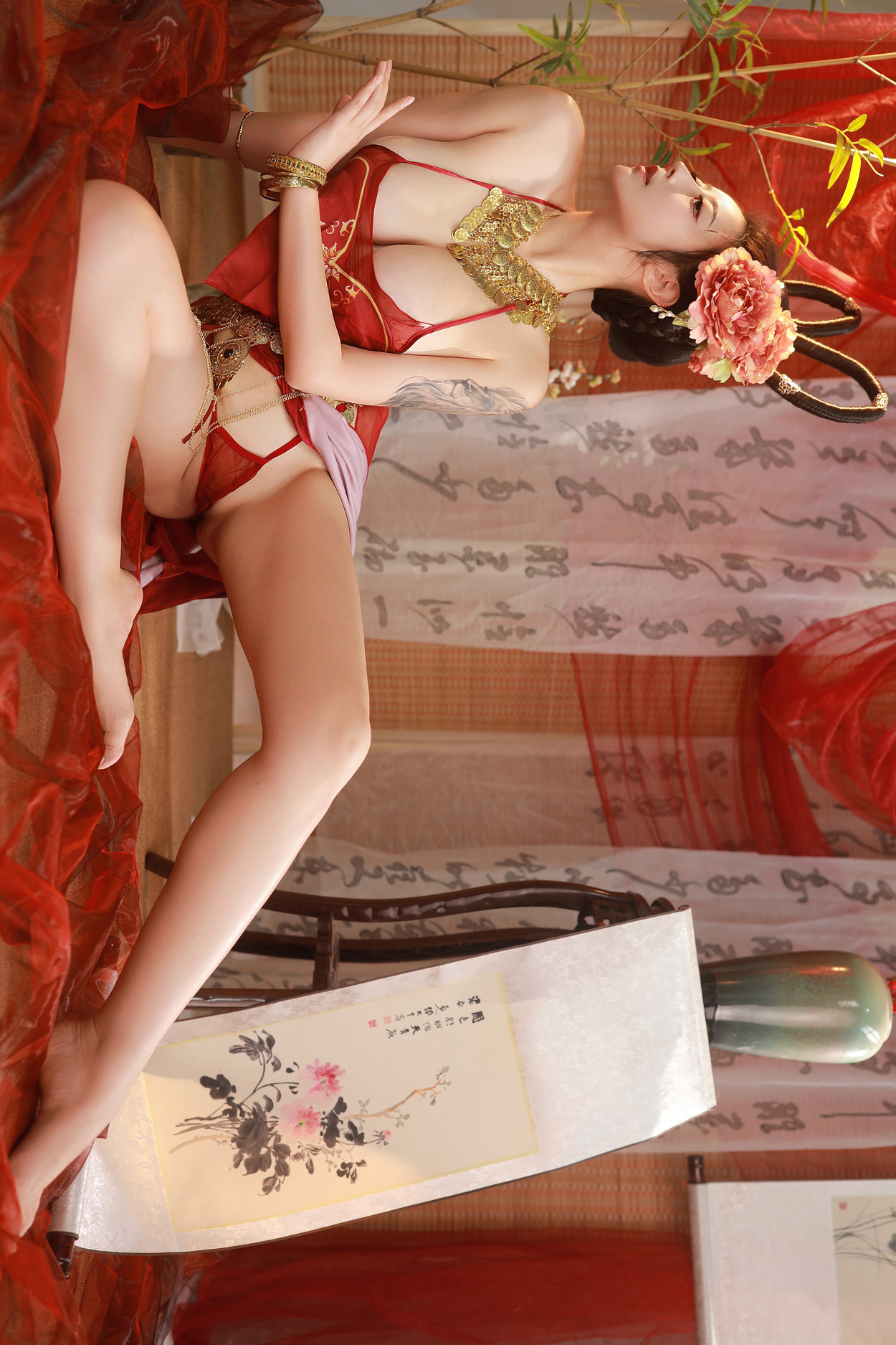 Cosplay 奈汐酱nice 赤帐舞+S(70P)