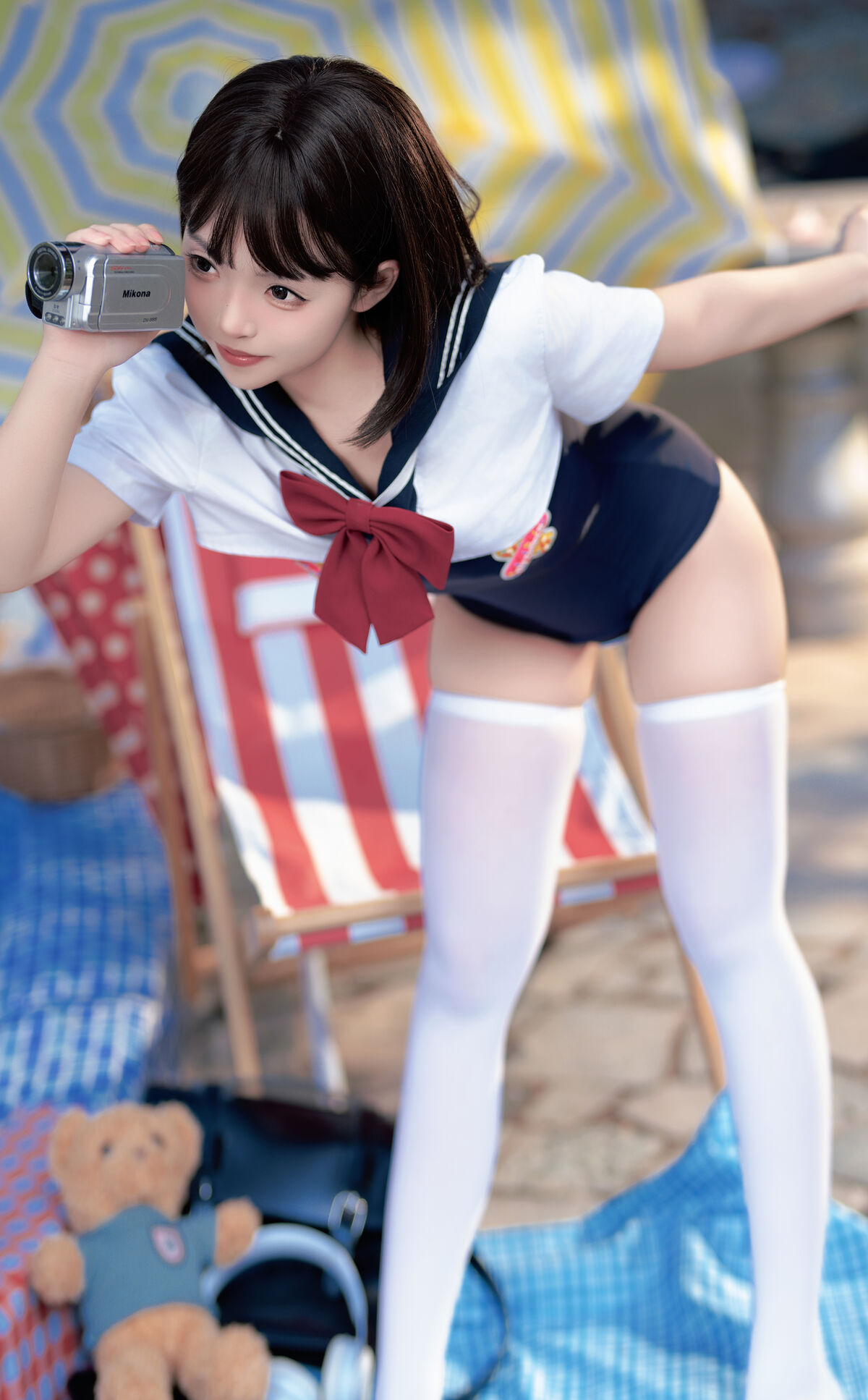 Coser@Bangni邦尼 – 反差JK泳装 Part01 (50P – 7V)