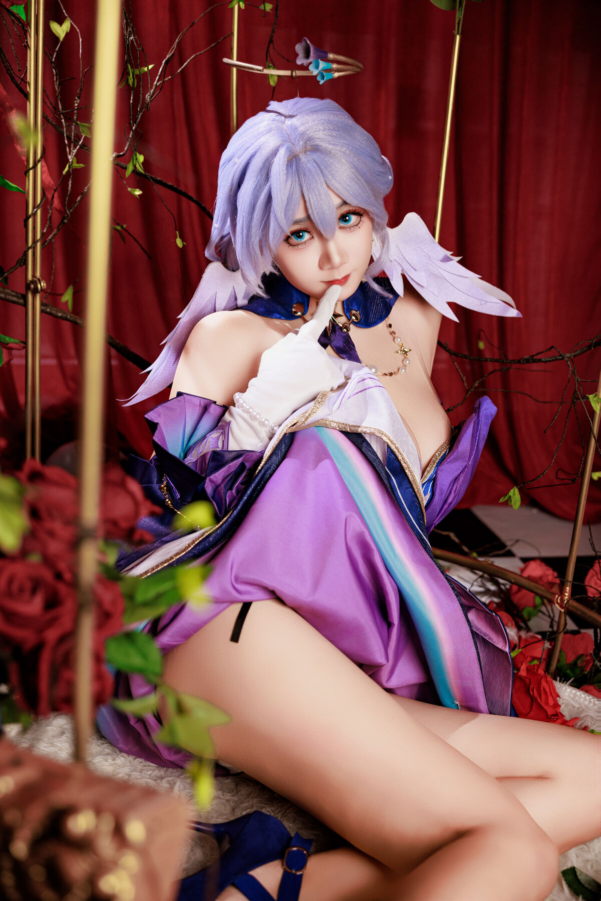 Coser@阿雪雪 – 崩坏 星穹铁道 知更鸟 (91P)