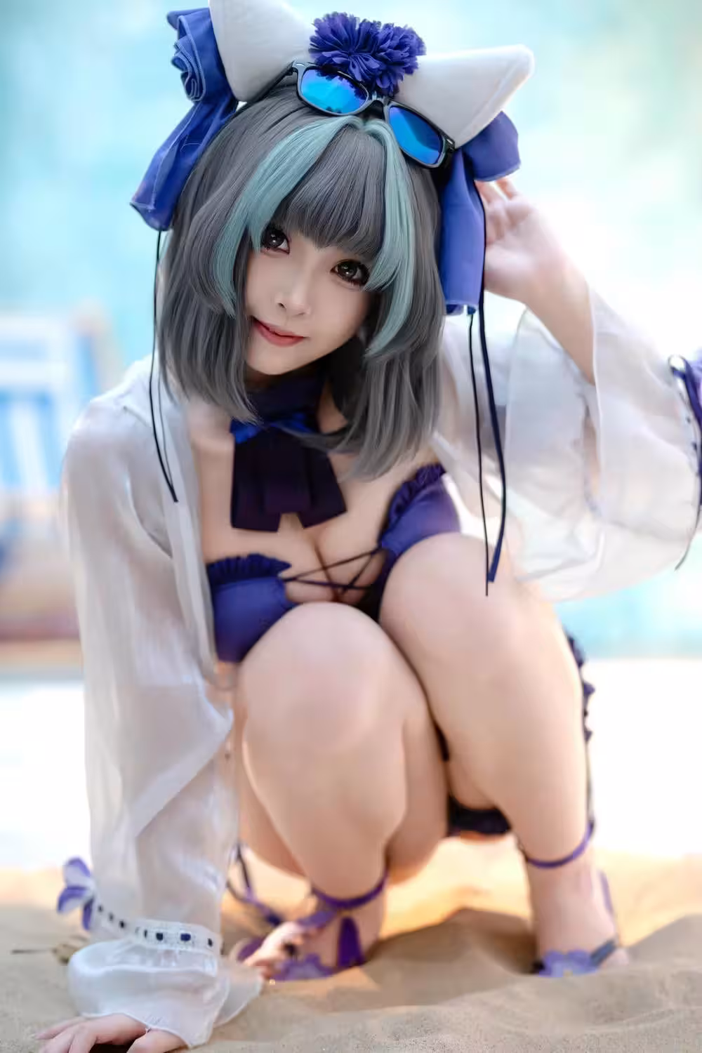 Bangni邦尼 – 碧藍航線 柴郡 泳裝 – 1