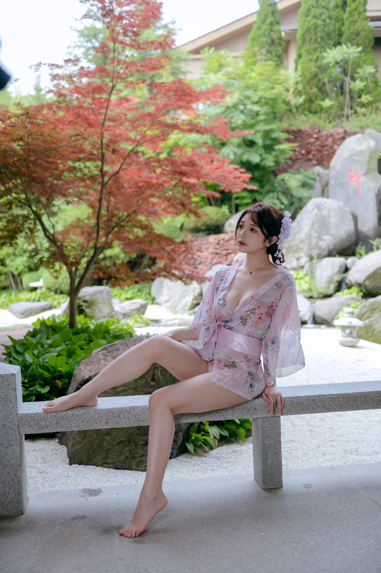 Cosplay 雯妹不讲道理 和风庭院 Set.02