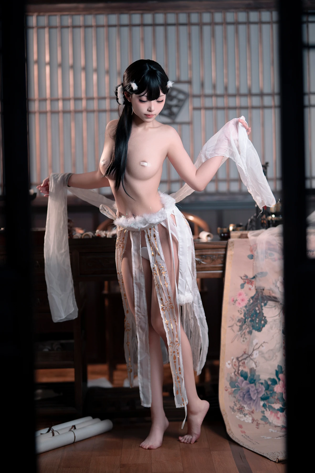 Cosplay Bangni邦尼 – 古风兔子精