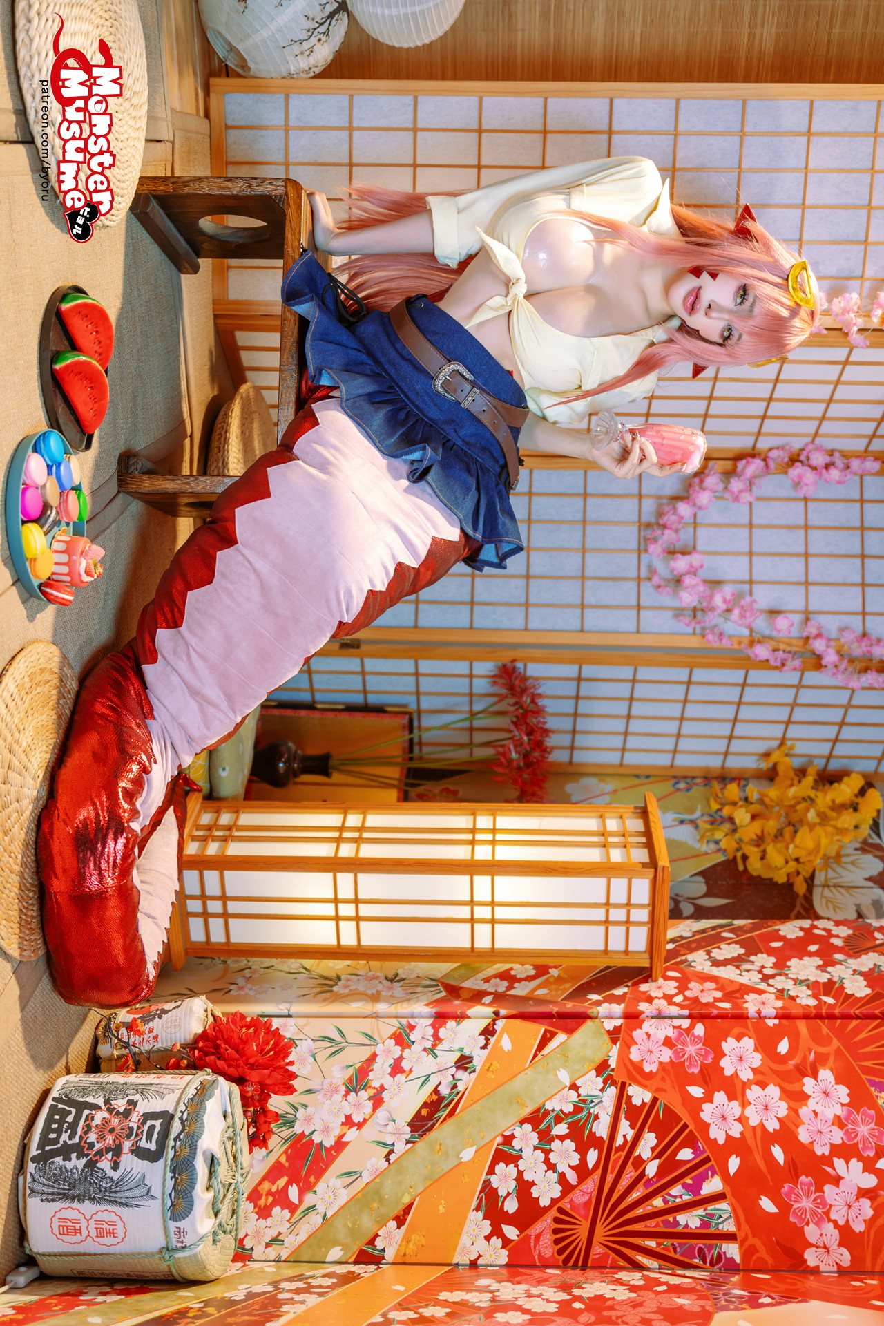 Cosplay 日本性感萝莉Byoru Miia Monster Musume(60P)