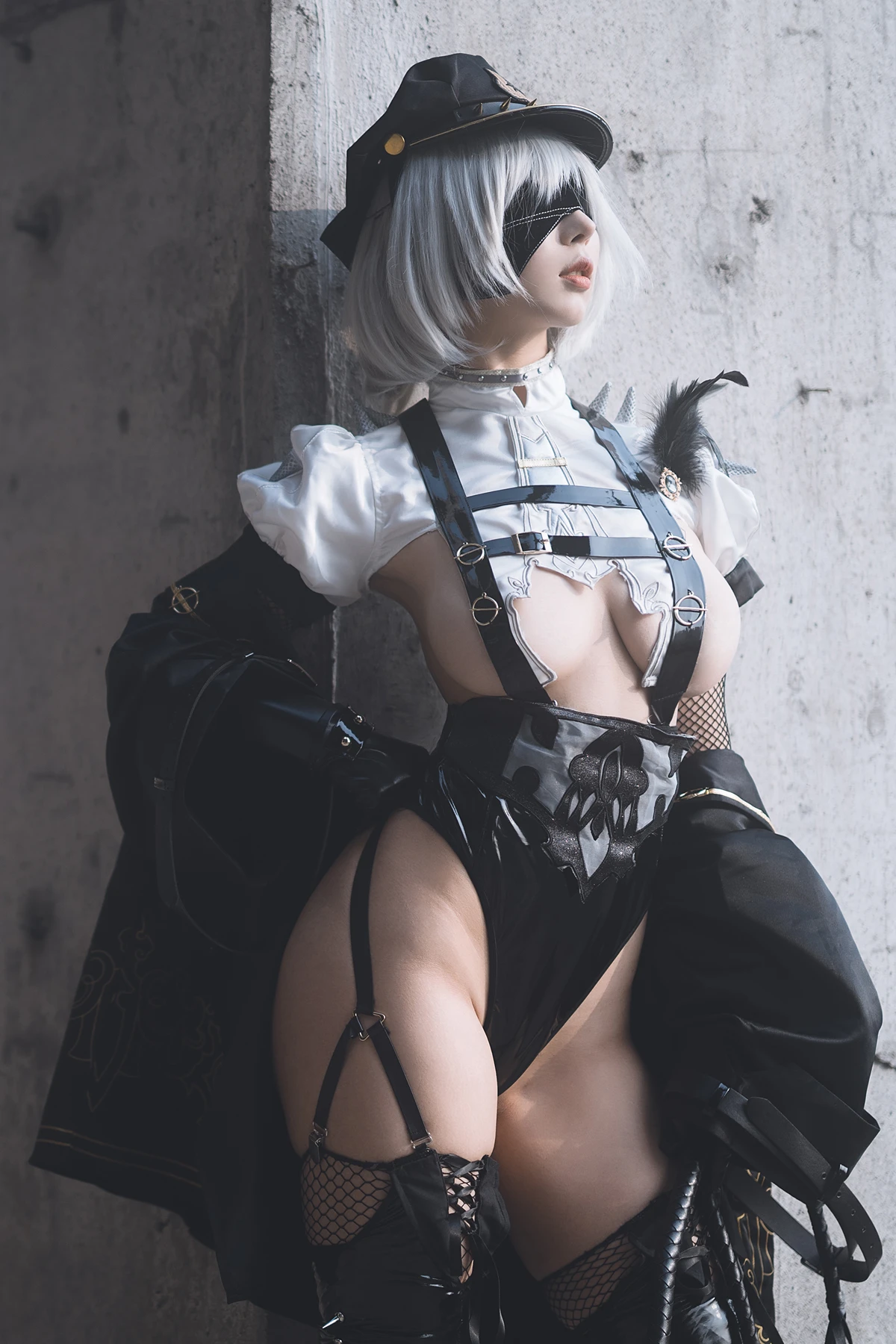 Cosplay 云溪溪Yunx1x1 & 奶桃 – 2B本 YoRHa No.2 Type B 上 Set.01