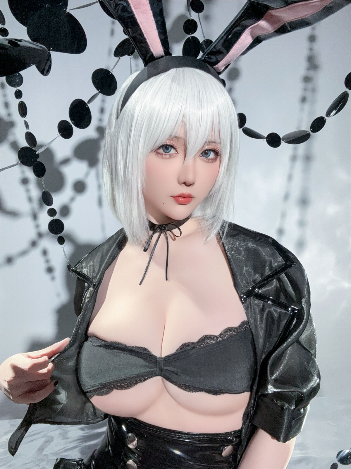 Coser@星之迟迟Hoshilily – 尼尔 机械纪元 2B 兔女郎 (35P)