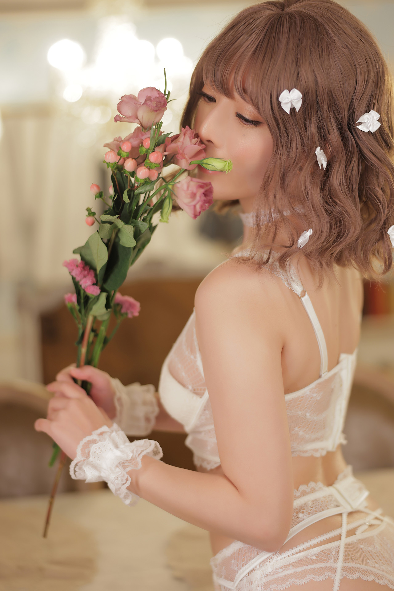 Saki Miyamoto 宮本彩希, 写真集 『blanc』 Set.01