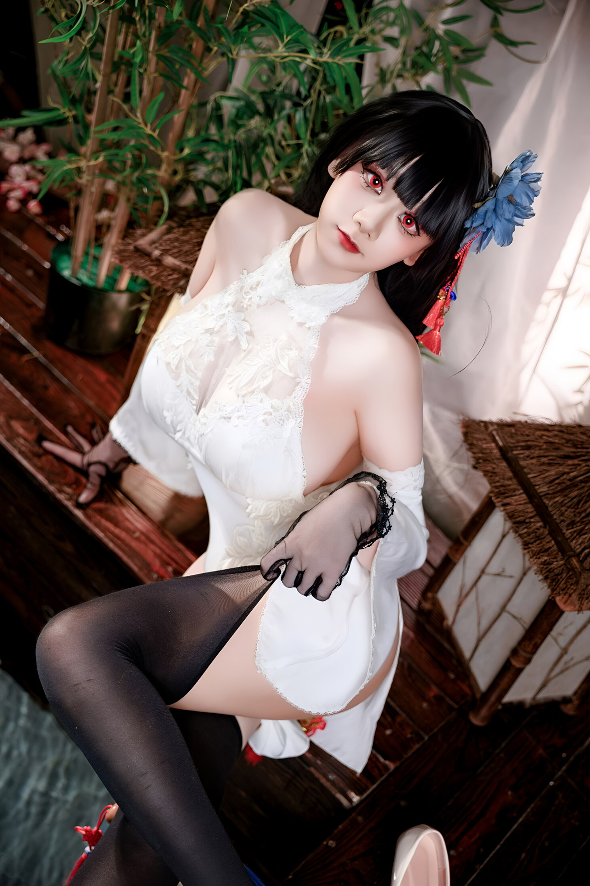 Cosplay 阿雪雪 – 碧蓝航线 逸仙 中式 Set.02