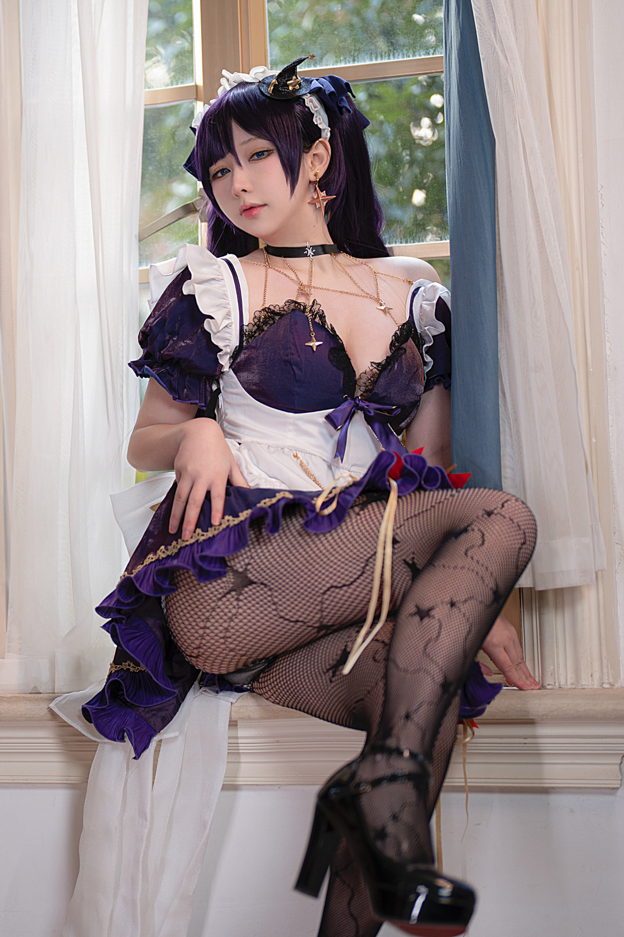 Cosplay 樱梨梨 莫娜女佣