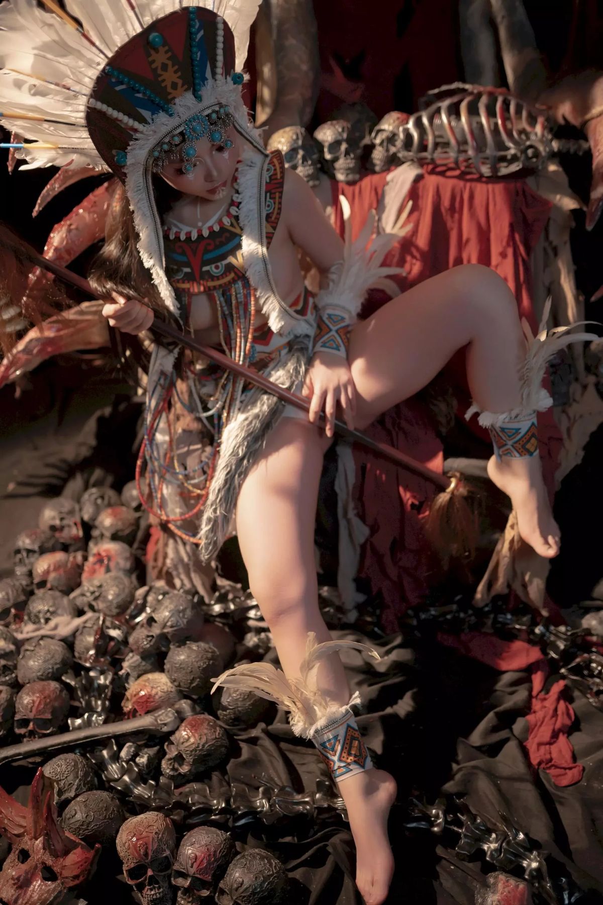 Coser@Bangni邦尼 – 印第安 紫舞龙 Part1 (51P)
